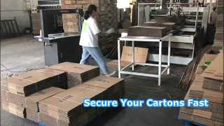 Karton Kutu Vitrin İçin Çemberleme Makinesi PP Sicim Paketleme