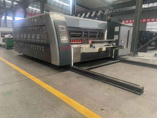 Kalite  Flexo Folder Gluer Casemaker with 50-70mm Wall Thickness, ±0.5mm Printing Precision, and Flexo Box Glue System fabrika