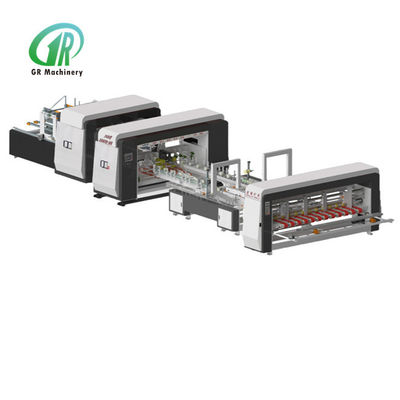Kalite  Automatic Folder Gluer Stitcher 2600 Model PLC Servo Control fabrika