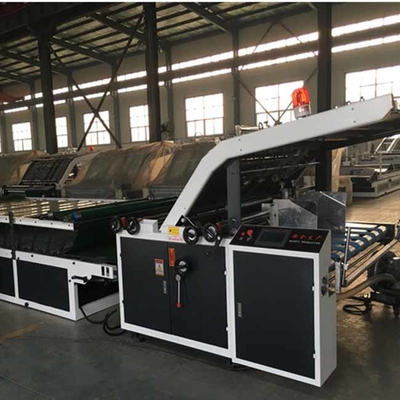 Oluklu Mukavva için PLC Yarı Otomatik Flüt Laminasyon Makinesi