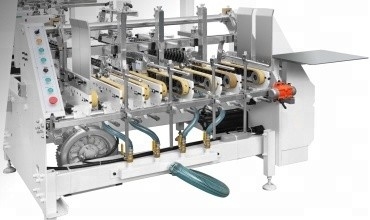 Karton Kutu İçin 4 ve 6 Nokta Yüksek Hızlı Soğuk Katlama ve Yapıştırma Makinesi