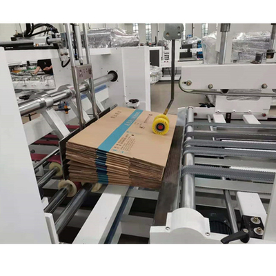 Yüksek Hızlı Tam Bilgisayarlı Oluklu Kutu Klasör Yapıştırma Makinesi 3KW