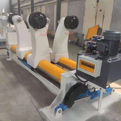 Oluklu Mukavva Üretim Hattı 1400mm için Hidrolik Değirmen Rulo Standı