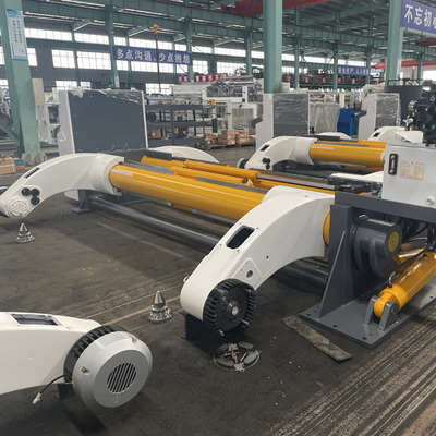 Oluklu Mukavva Üretim Hattı 1400mm için Hidrolik Değirmen Rulo Standı