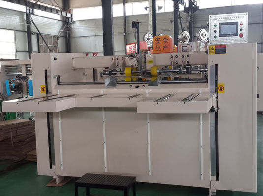 Yüksek Hızlı Çift Servo Yarım Otomatik Dikiş Makinesi Karton Kutusu için 600 tırnak/dakika