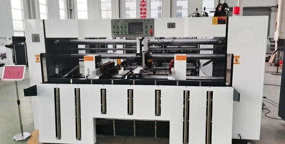 Karton Kutu İçin PLC Çift Parça Yarı Otomatik Kutu Dikiş Makinesi