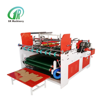 Yarı Otomatik Flekso Klasör Yapıştırıcı Renkli Kutu Tek Sayfa 2000mm 3.2kw