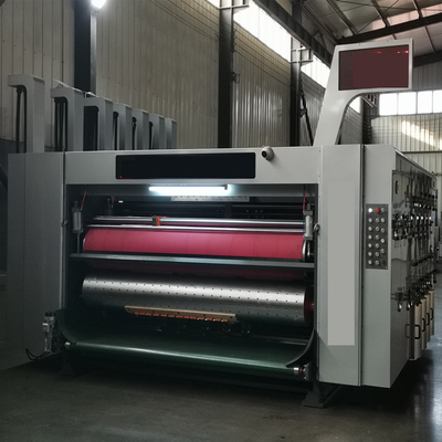 Yüksek Hızlı Oluklu Mukavva Flekso Baskı Makinesi Krom Kaplama