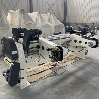 Manual Disk Fren Elektrik Çubuksuz Mill Roll Stand For Corrugated Karton Üretim hattı