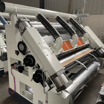 Buharlı Isıtma Tek Yüz Oluklu Makinesi 2000mm Çalışma Genişliği
