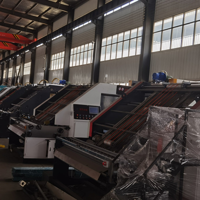 1300x1250mm Yarı Otomatik Flüt Laminasyon Makinesi Tek Taraflı Oluklu Mukavva Karton