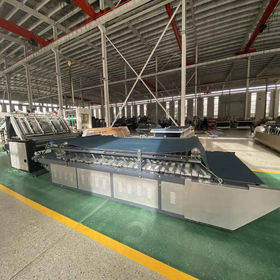 1600mm Servo Yarı Otomatik Flüt Laminasyon Makinesi 6kw Tek Taraflı Oluklu