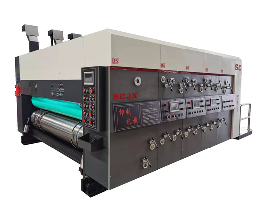 900x2000 Mürekkep Karton Oluklu Karton Flekso Baskı Makinesi Yerleştirme