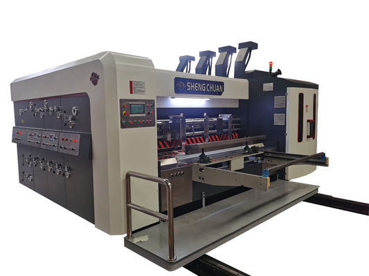 Güçlü Dayanıklı Flexo Baskı Karton Kutusu Üretimi için Slotting Die Cutting Machine