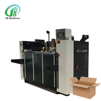 Yarı Otomatik Oluklu Karton Kutu Dikiş Makinesi Ekipmanları Çift Servo Motor
