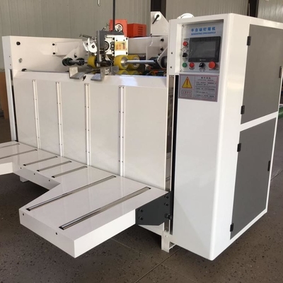 Kullanılmış Yarı Otomatik Oluklu Kutu Fabrikası Makineleri 30-70mm Pitch Gerun