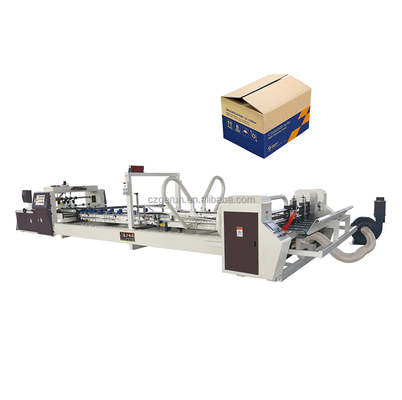 Yüksek Hızlı 2800mm Karton Yüksek Hassasiyetli Katlama ve Yapıştırma Makinesi