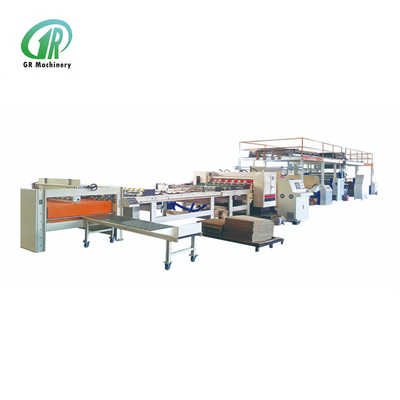 2200 mm 5 katmanlı dalgalanmış karton üretim hattı Yüksek Hız
