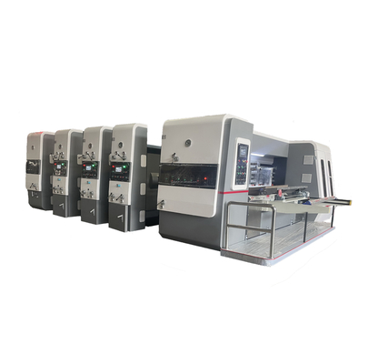 Yüksek Hızlı Otomatik Yazıcı Slotter Die Cutter Machine Plc