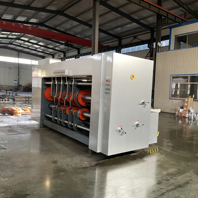 Yüksek Performanslı Gömlekli Rotary Slotter Makinesi Min Yaprak Boyutu için 400mm X 600mm