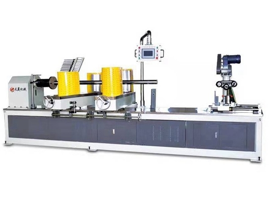 Tz-200 Kağıt Tüp Yapma Makinesi Dört Başlı Tek Bıçak