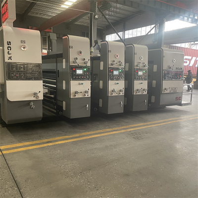 Yüksek hassasiyetli dalgalanmış karton flexo baskı makinesi baskı silindirleri ile