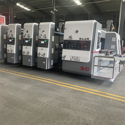 Dayanıklı dalgalanmış karton flexo baskı makinesi Φ300-Φ530mm baskı plaka silindir çapı