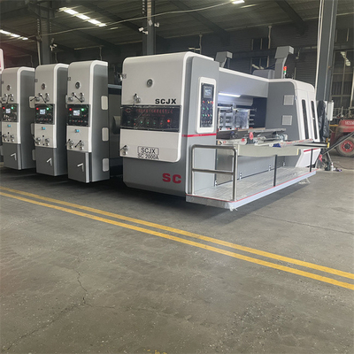 Flexotest baskı yuvarlak rotary ölçekli kesme yığma makinesi