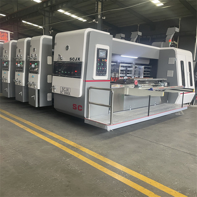 Karton Yapma Eğitimi için Anvil Bilgisayarlı Slotter ile Flexo Folder Gluer