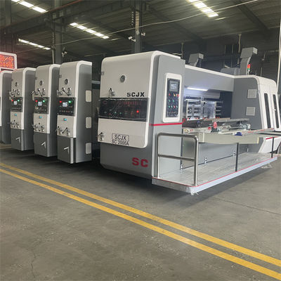 Gömlekli Karton Karton Kutusu Yazdırma Döner Çaplama Makinesi