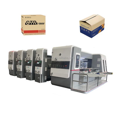 Dayanıklı dalgalanmış karton flexo baskı makinesi Φ300-Φ530mm baskı plaka silindir çapı