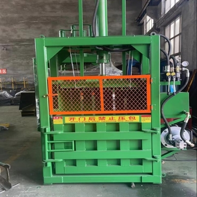Tek Silindirli Atık Kağıt Baler Paketleme Makinesi ISO CE