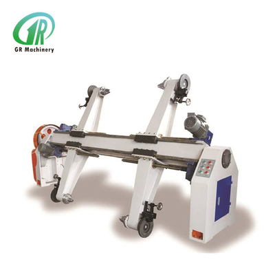 Manual Disk Fren Elektrik Çubuksuz Mill Roll Stand For Corrugated Karton Üretim hattı