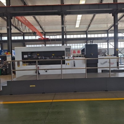 PLC Creasing Die Cutter Gürültülü Karton Kutusu Yapma Makinesi