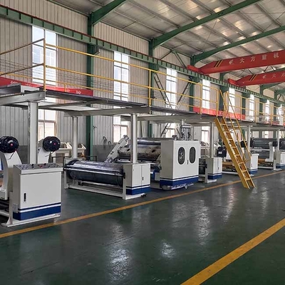 Kutu İçin İkinci El 3 Kat Oluklu Mukavva Üretim Hattı Makinesi