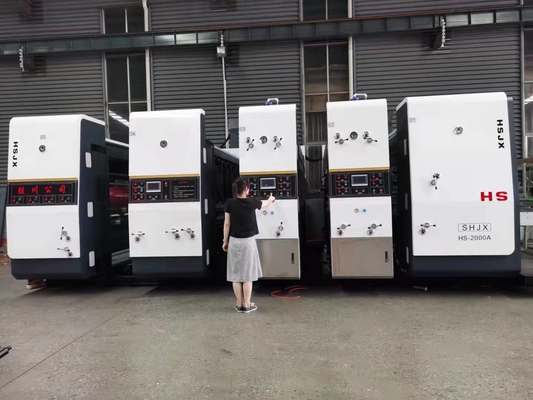 OEM 5 Renkli Oluklu Mukavva Kutu İmalat Ekipmanları Üretim Tesisi