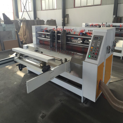 Otomatik Ön Kenar Besleyici İnce Bıçak Kesme Puan Makinesi 5 Bıçak 8 Puan
