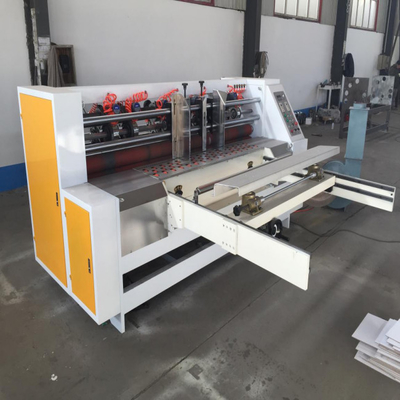 Otomatik Ön Kenar Besleyici İnce Bıçak Kesme Puan Makinesi 5 Bıçak 8 Puan