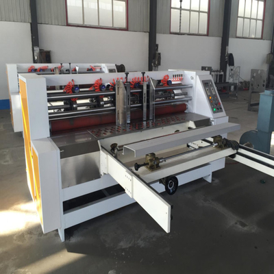 Otomatik Ön Kenar Besleyici İnce Bıçak Kesme Puan Makinesi 5 Bıçak 8 Puan