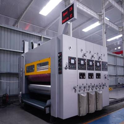 Karton Kutusu İçin Otomatik Flekso Baskı Oluk Açma Kalıp Kesme Makinesi 2800