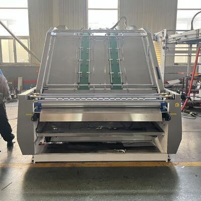 Yüzey Kağıdı 250 - 450 Gram Her Metrekare 3 Ply Yarım Otomatik Film Laminatör Makinesi Film Laminasyon Makinesi