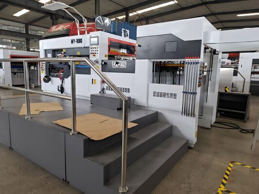 MY1080 Beyaz Karton Oluklu Kutu Kalıp Kesim Baskı Makinesi