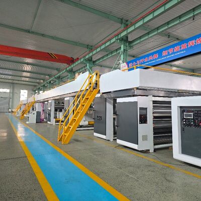 Orans Ayarlı Valf 2 Adet Oluklu Mukavva Üretim Hattı 16 Buhar Kazanı Numarası ve Yüzer Tip Baskı Plakası