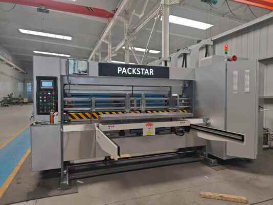 100-130m/dk Hız ve 7 inç Renkli Dokunmatik Ekran HMI'lı Otomatik Ön Kenar Beslemeli Flekso Baskı Yerleştirme Makinesi