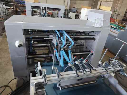 PT-A1250 Yüksek Hızlı Gürültülü Karton Folder Gluer Makinesi, 300m/min Maksimum Hız, PLC Dokunmatik Ekran Kontrolü ve Bağımsız Kağıt Besleme Sürücüsü