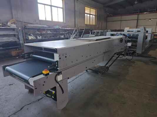 PT-A1250 Yüksek Hızlı Gürültülü Karton Folder Gluer Makinesi 300m/min Maksimum Hız, PLC Dokunmatik Ekran Kontrolü ve Bağımsız Kağıt Besleme Sürücüsü