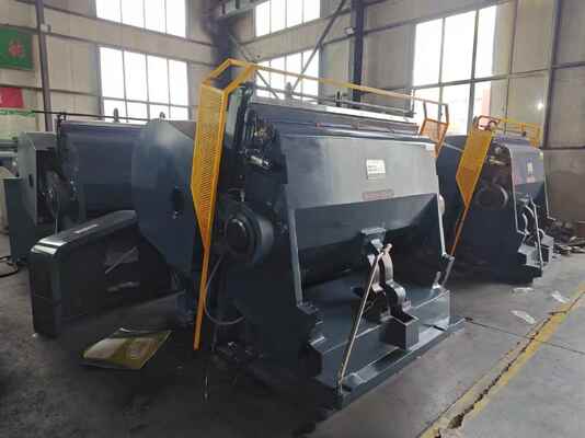 ML1400 Elektrikli emme levhası fren debriyajı ve güvenliğini sağlayan dört emniyet parçası ile yarı otomatik dalgalı karton ölçekli kesme makinesi ML1400