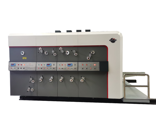 Flekso Yazıcı Slotter Diecutter İstifleme Makinesi Otomatik Flekso Baskı Yerleştirme Makinesi