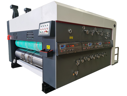 Flekso Yazıcı Slotter Diecutter İstifleme Makinesi Otomatik Flekso Baskı Yerleştirme Makinesi