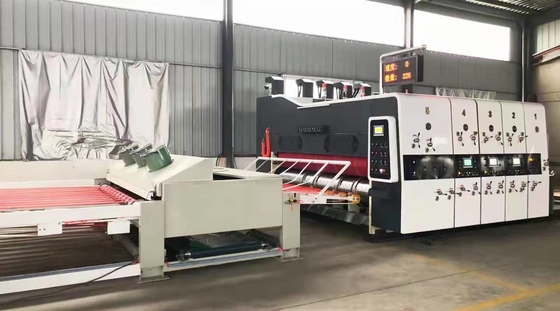 Tek Renk Oluklu Kutu Otomatik Makine Flekso Dijital Baskı Makinesi